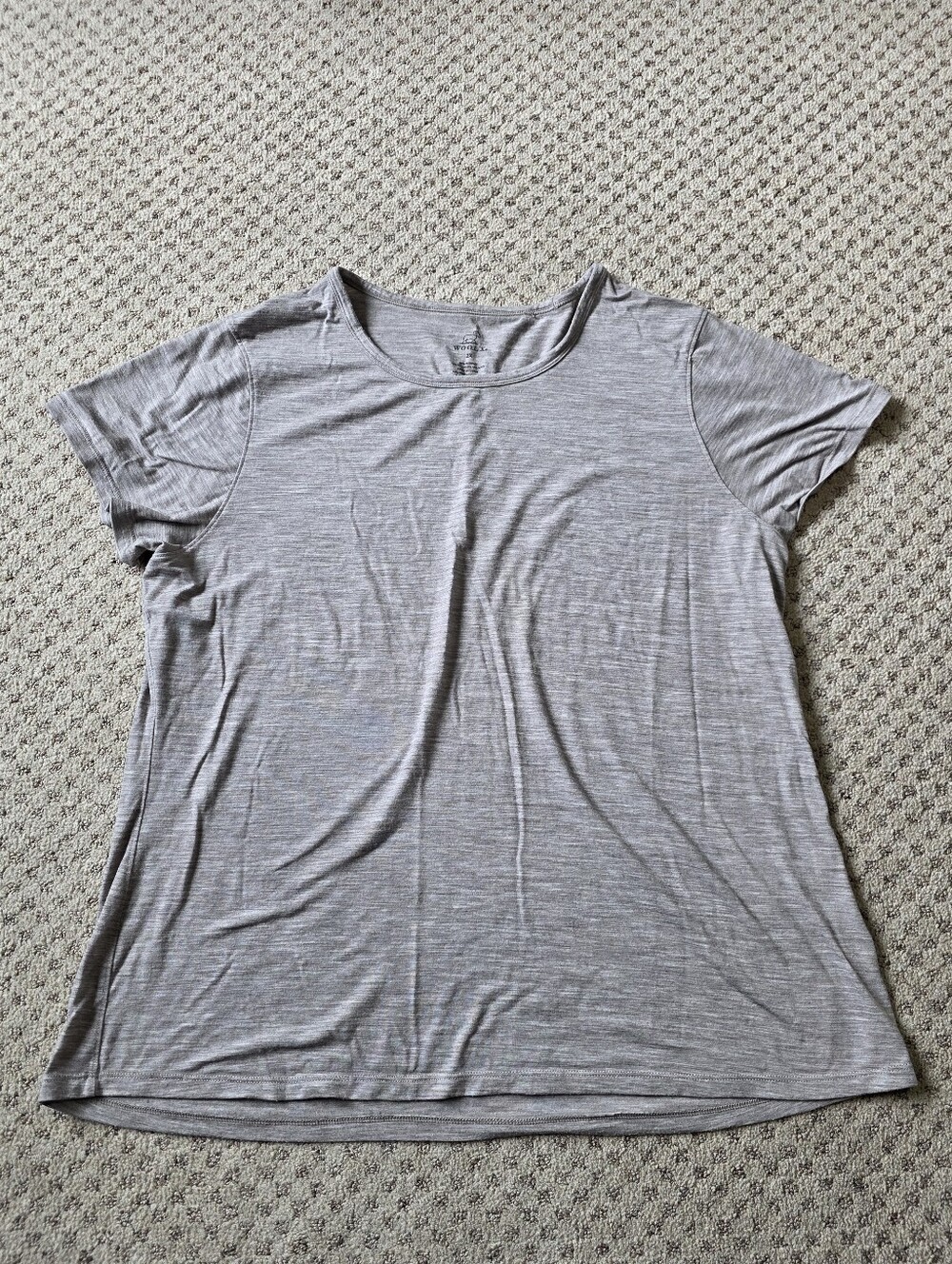Woolx Merino Blend Short Sleeve Tee - Light Brown